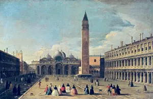 Besancon: Saint Mark's Square at Venice. 18th c. Anonymous