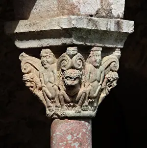Codalet: Saint Michel de Cuxa, Codalet, Pyrenees Orientales, France