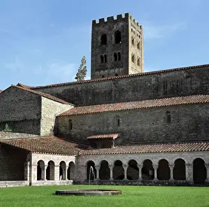 Codalet: Saint Michel de Cuxa, Codalet, Pyrenees Orientales, France
