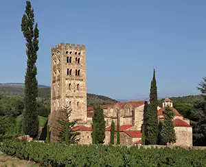 Codalet: Saint Michel de Cuxa, Codalet, Pyrenees Orientales, France