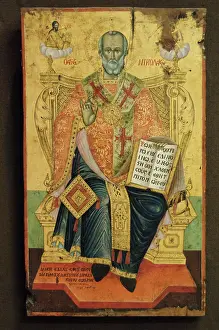 Myra: Saint Nicholas ( 270 sA?i?343). Anonymous work, 18th century