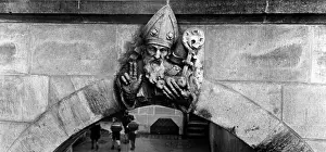 Ueberlingen: Saint Nicholas on the Minster of Ueberlingen, 1937