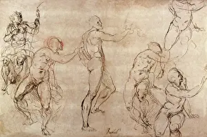 Contorted: Saint and Nudes, by Raphael