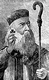 Crosier: Saint Patrick, circa 385 - 461, patron saint