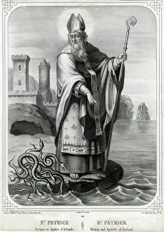 Serpents: Saint Patrick, patron saint of Ireland