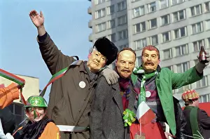 Celebrated: Saint Patrick's Day celebration in Moscow, 1994