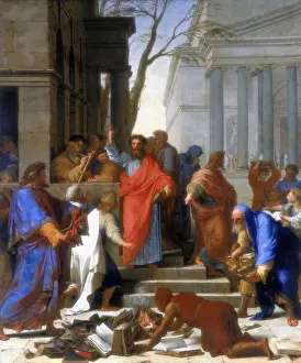 Succeeded: Saint Paul Preaching at Ephesus Artist: Eustache Le Sueur