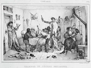 Lithography: Saint Pelagie prison