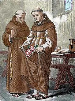 Habit: Saint Peter de Regalado (1390'1456). Friar Minor and reforme