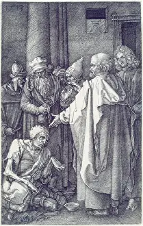 Chisel: Saint Peter and Saint Paul curing the lame