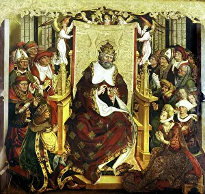 Allgaeu: Saint Peter on the throne of the Pope