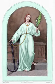 Anchor: Saint Philomena. 4th century