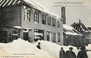 Iles: Saint Pierre and Miquelon - After a heavy snowfall