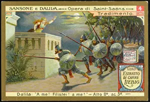 Samson: Saint Saens - Samson - Liebig