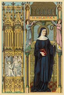Scholastica: SAINT SCHOLASTICA