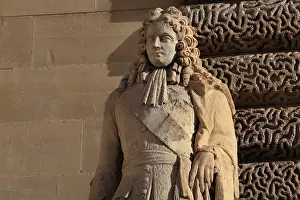 Hebert: Saint Simon statue, Cour Napoleon, Louvre, Paris, France