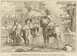 Avila: Saint Teresa runs away