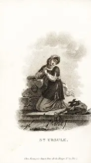 Francois Janet: Saint Ursula, martyred in the 4th century