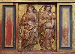 Rojas: Saints, altarpiece relief, Monasterio de San Jeronimo