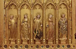 Baerze: Saints, Altarpiece of Saints and Martyrs, Musee