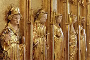 Baerze: Saints, Altarpiece of Saints and Martyrs, Musee