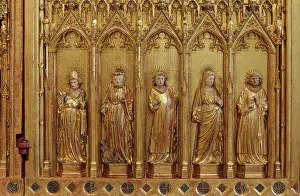 Baerze: Saints, Altarpiece of Saints and Martyrs, Musee