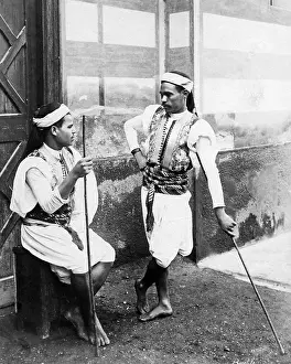 Sais: Sais Courant footmen, Egypt