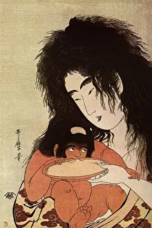 Utamaro: Sake Cup