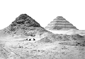 C1857: Sakkarah, the Pyramids c1857