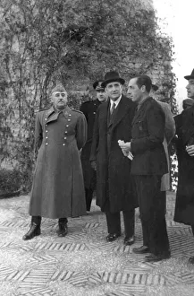 Serrano: Salazar visits Franco