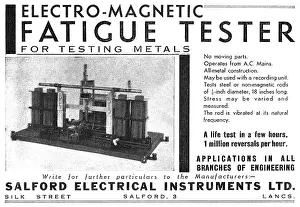 Tester: Salford Electrical Instruments - Fatigue Tester For Metals