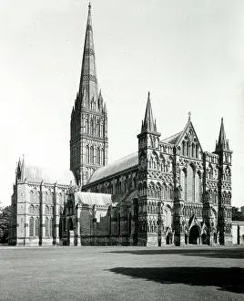 Salisbury: Salisbury Cathedral, Wiltshire, England