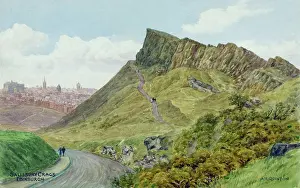 Lothian: Salisbury Crags, Edinburgh, Scotland