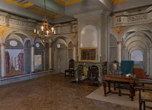 Vries: Salle des Perspectives, Chateau de Flecheres, Ain, France
