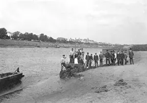 Werder: Salmon fishermen on the Werder