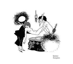 Tailpiece: Salome, tailpiece by Aubrey Beardsley