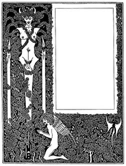 Suppressed: Salome title page by Aubrey Beardsley