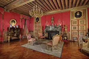 Appartements: Salon du Roi, Chateau de Maintenon, Eure-et-Loir, France