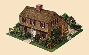 Continued: Salt-Box House