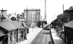 Saltaire: Saltaire, the Railway Station 1909