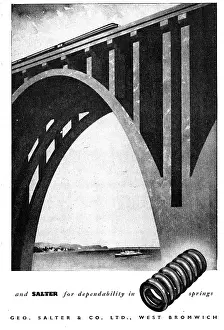 Salter: Salter's Springs 1949 Advert