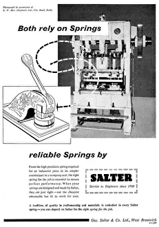 Salter: Salter's Springs & Presswork