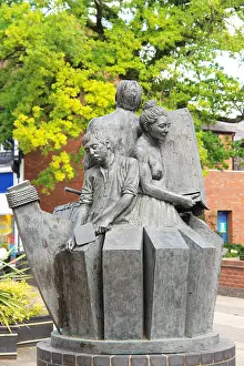 Droitwich: The Saltworkers statue, Droitwich, Worcestershire