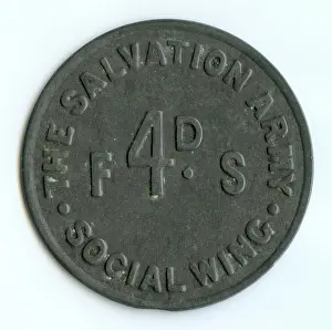 Token: Salvation Army Social Wing 4d Token