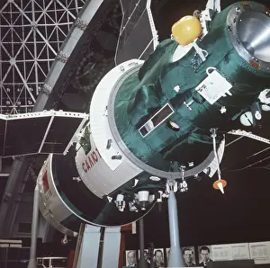 Orbital: Salyut space station on display at VDNKh, 1976
