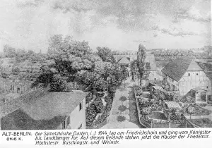1844: Sametzkischer Garden in Berlin, 1844