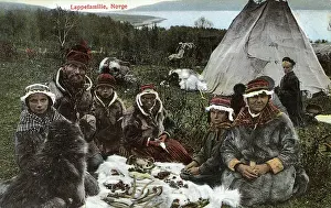 Lapps: Sami Family, Norway