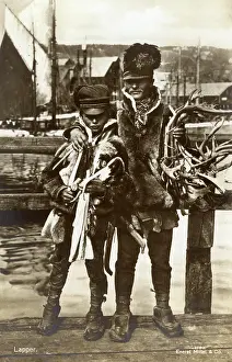 Laplanders: Sami Father and Son