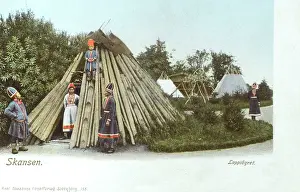 Lapps: Sami People - Display at Skansen, Sweden