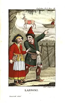 Lapplanders: Sami people or Lapplanders in traditional